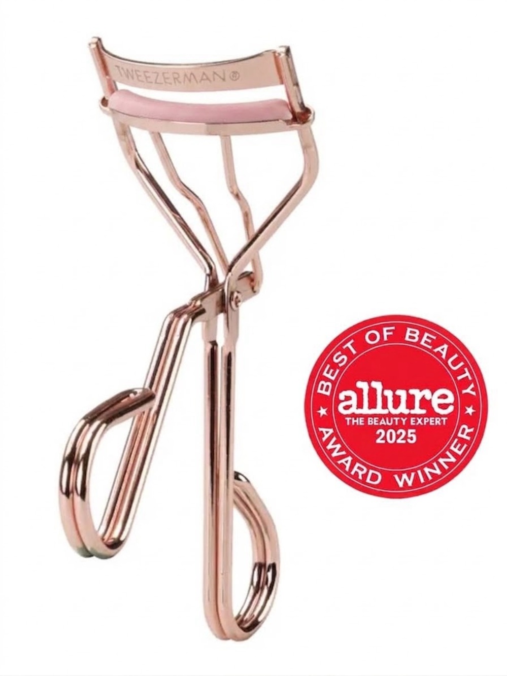 Sephora Tweezerman ProCurl Eyelash Curler Rose Gold + 10 New Pink Refills makeup